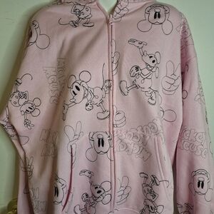 Pink Mickey Mouse Hoodie